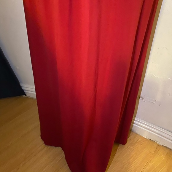 BCBGmaxazria red formal gown sweetheart neck dress - Picture 4 of 10